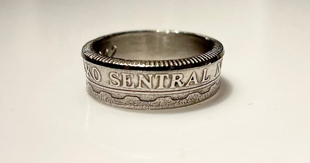 Filipino Vintage Ring | Philippines Peso Coin Ring Band Asian Hand Made Jewelry | Filipino Ring | Antique Pinoy Rings