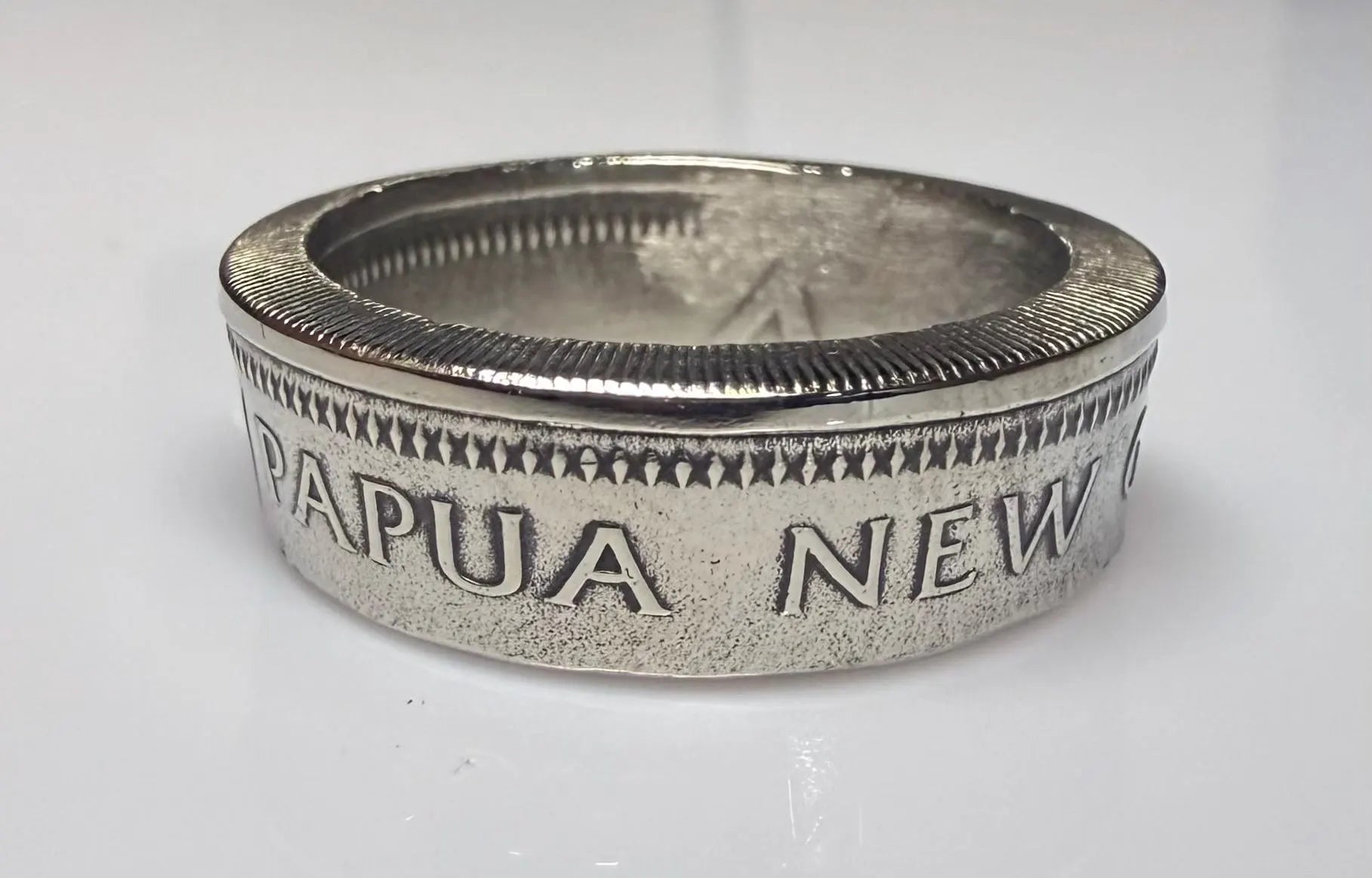 Papua New Guinea Ring, Coin Ring from Papau New Guinea