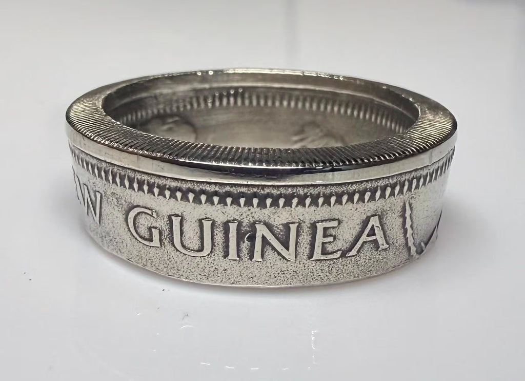 Papua New Guinea Ring, Coin Ring from Papau New Guinea