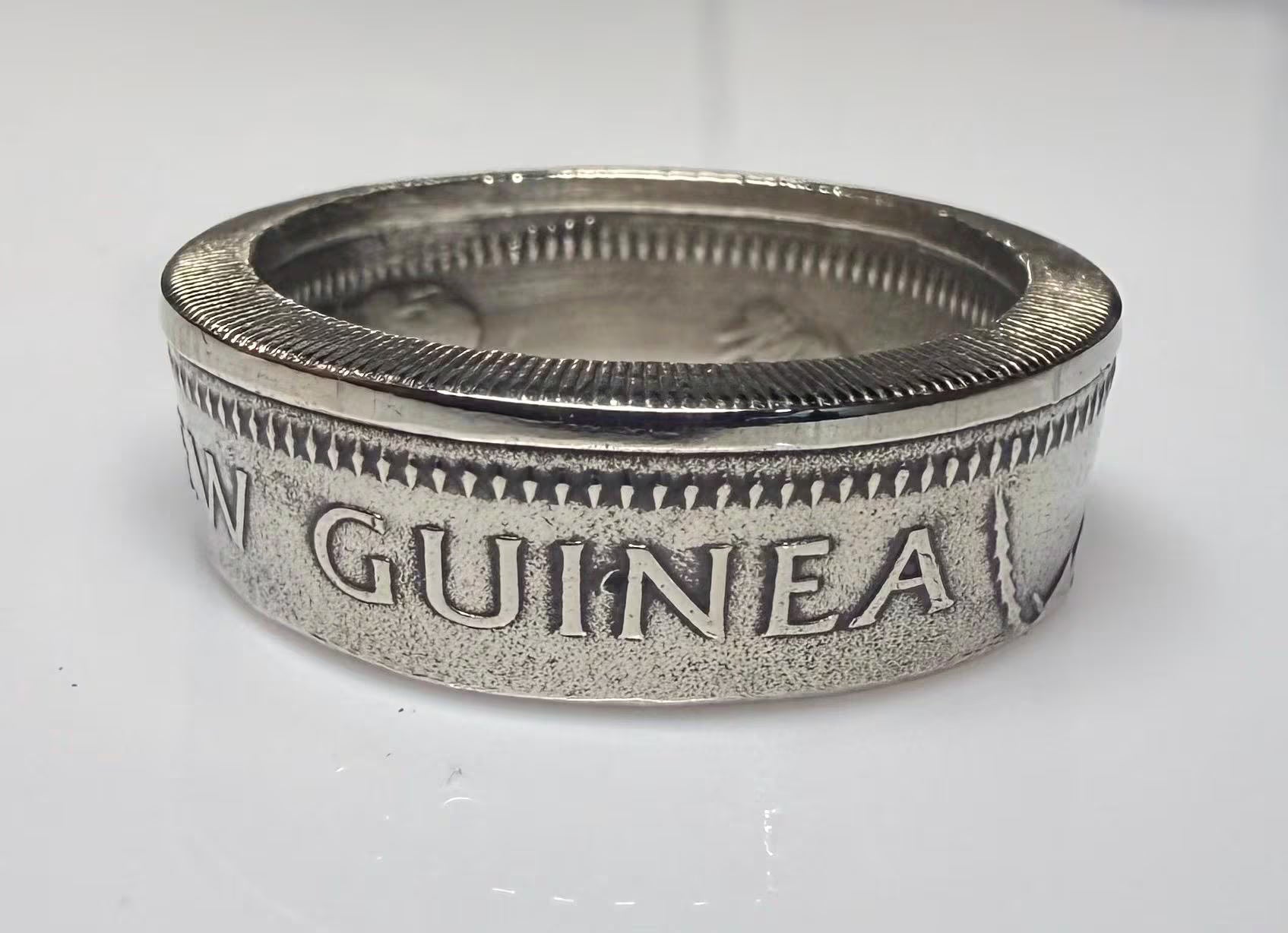Papua New Guinea Ring, Coin Ring from Papau New Guinea