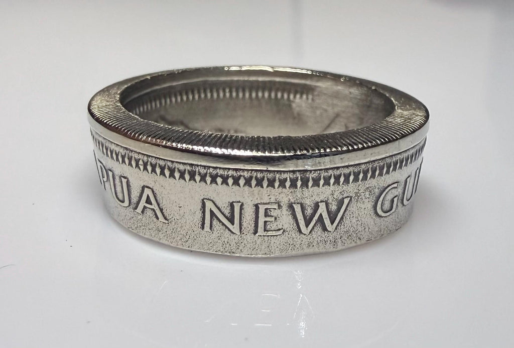Papua New Guinea Ring, Coin Ring from Papau New Guinea