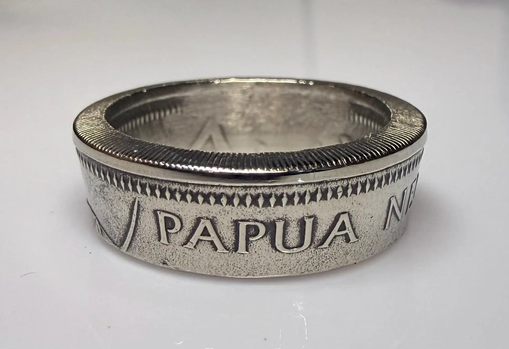 Papua New Guinea Ring, Coin Ring from Papau New Guinea