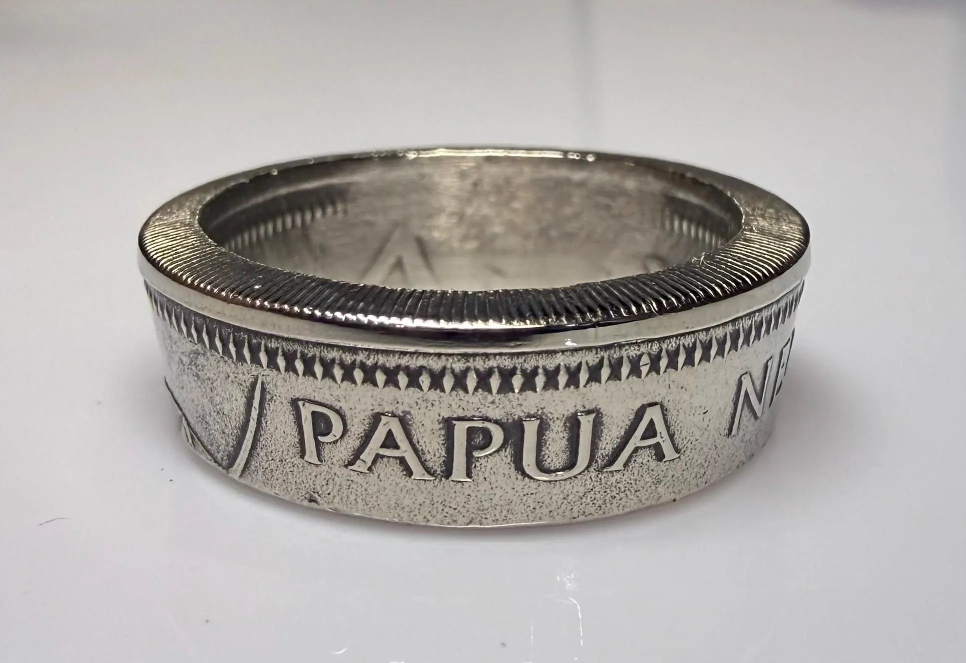 Papua New Guinea Ring, Coin Ring from Papau New Guinea